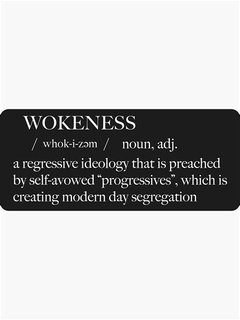 wokeness definition slang